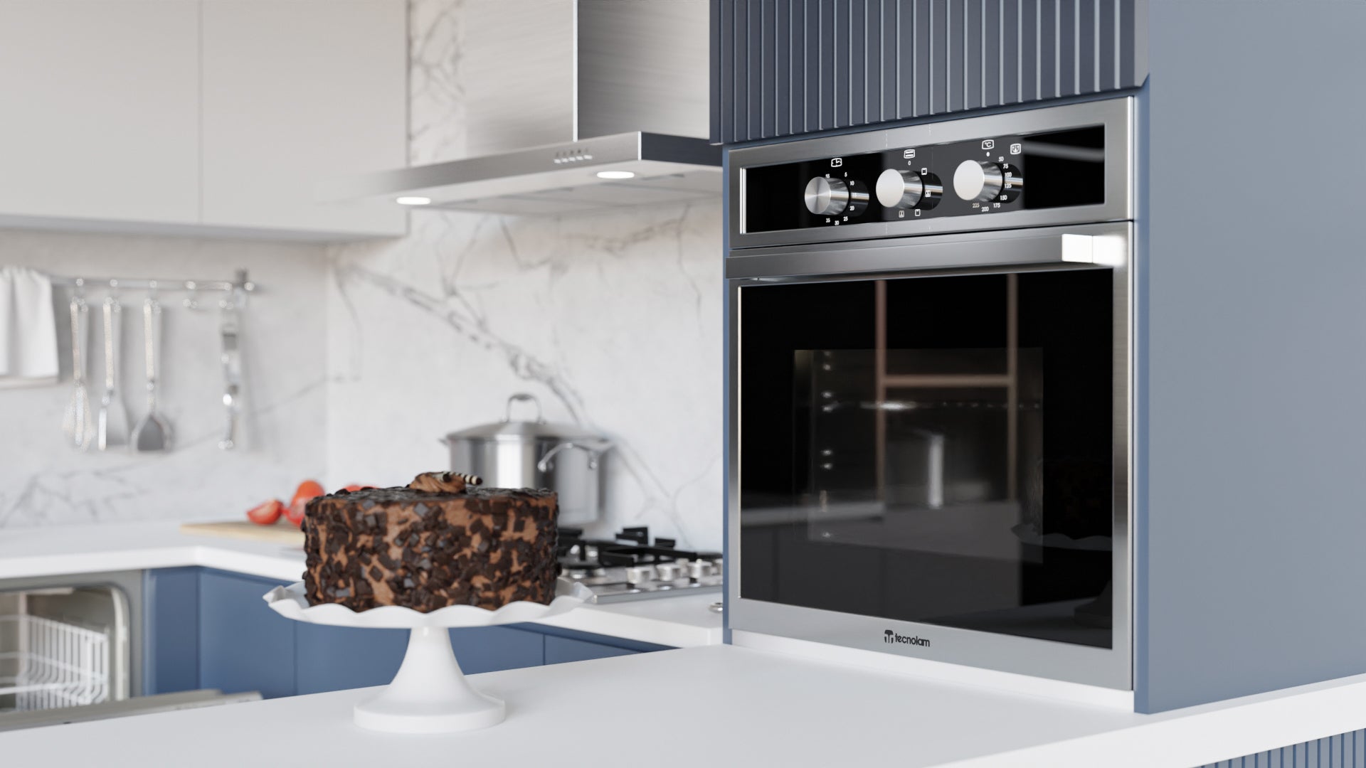 Horno Eléctrico TECNOLAM TE60ELETTRIC.AC de 60 cm Inox - Cubimas