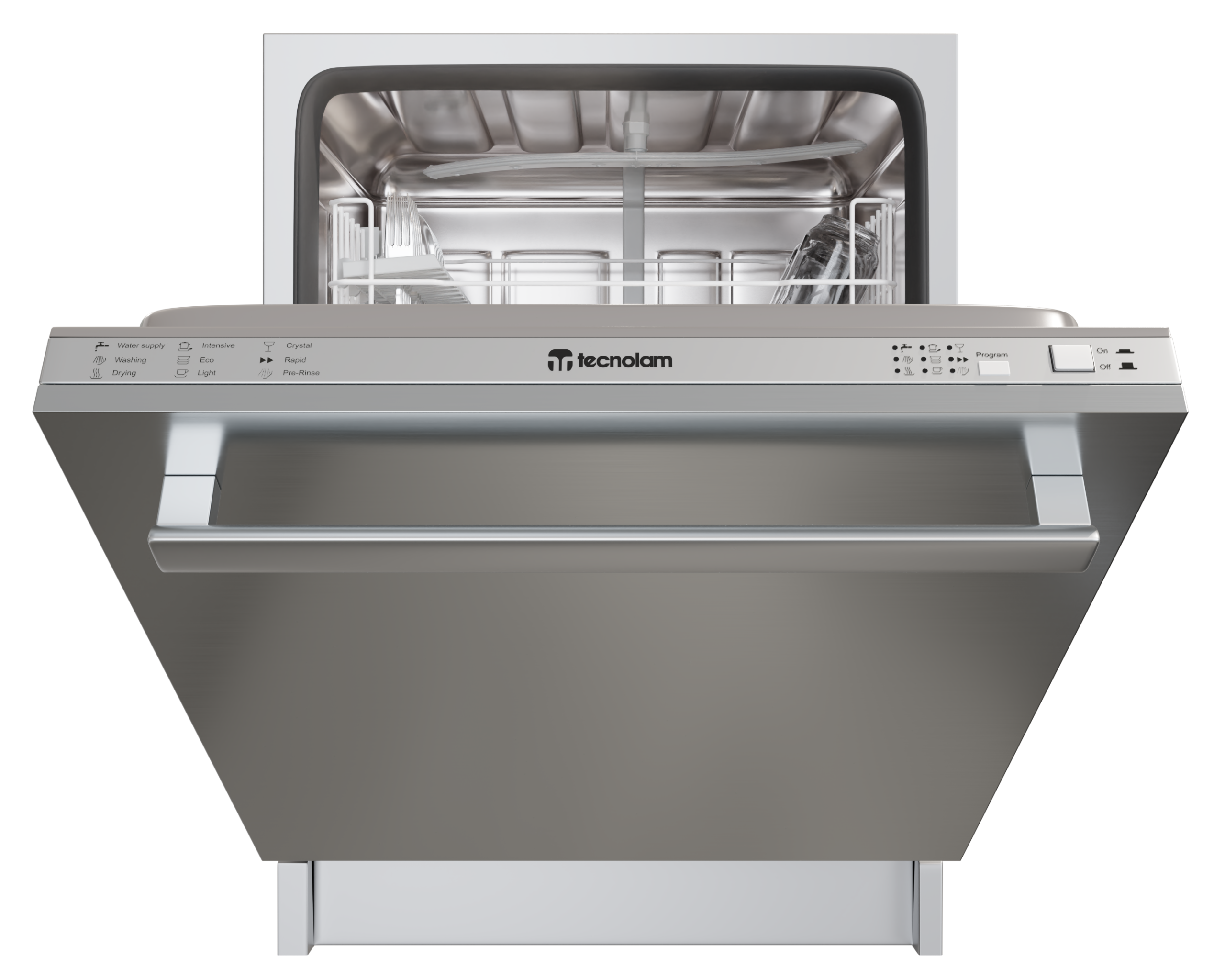 Lavavajillas de empotre TECNOLAM TECDW60.SS 12 Servicios - Cubimas