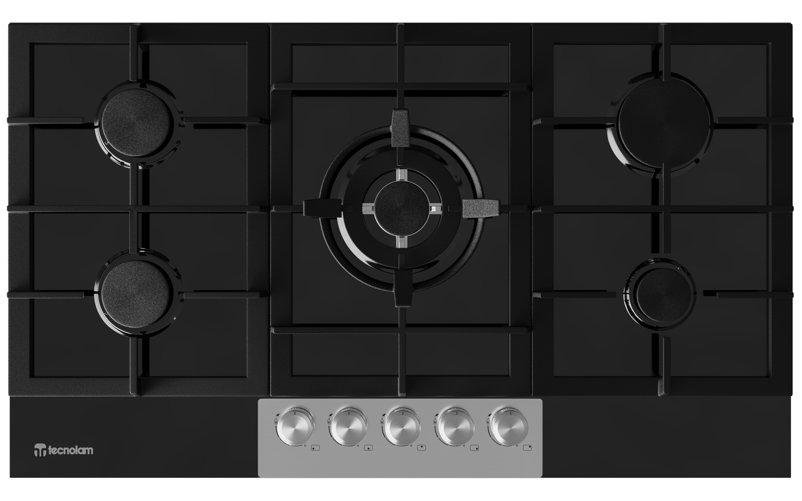 Parrilla a gas TECNOLAM Vetro 915 NE de 90 Cm - Cubimas