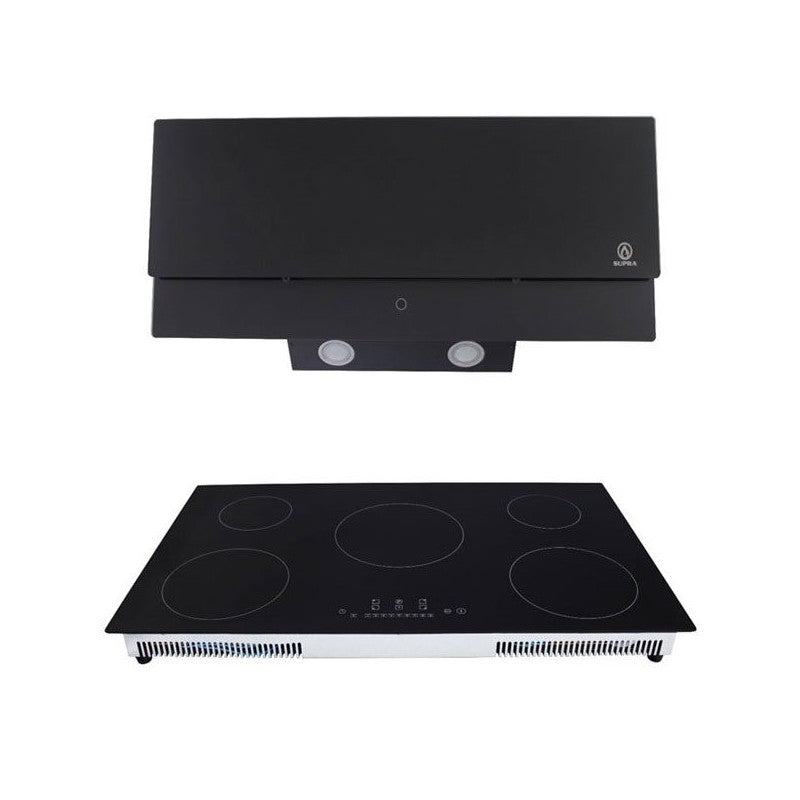Combo SUPRA STELLA campana para pared 90" y Parrilla 5Q-IN
