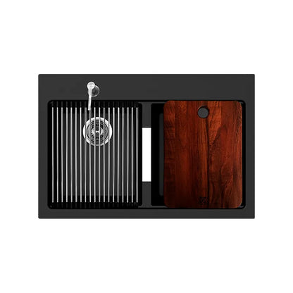 Tarja KELE cuarzo negro con accesorios KQD3322 A BL