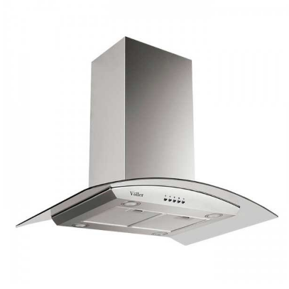 Campana Isla VOLLER Nimbus 90 AI INX/BLCK - Cubimas