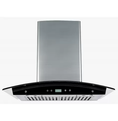 Campana De Pared 60 A. Inox. Y Cristal