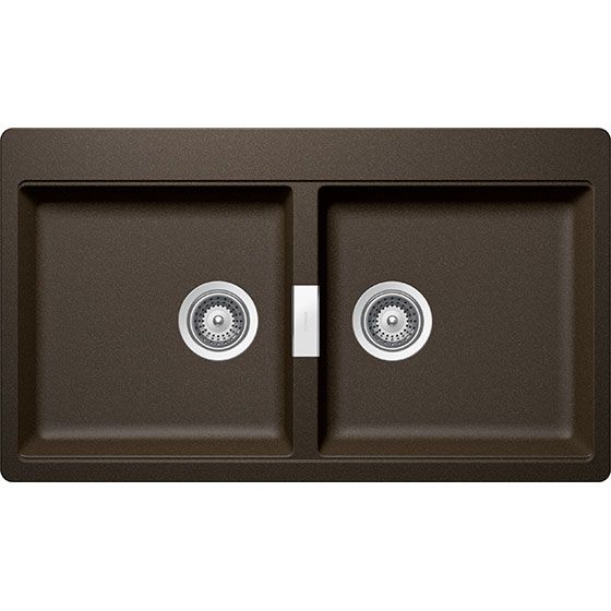 Tarja de submontar/empotrar SCHOCK HORIZONT N200 Bronze Cuarzo - Cubimas