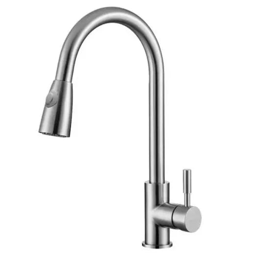 Llave Monomando Extraíble KELE KSS1231 Inox - Cubimas