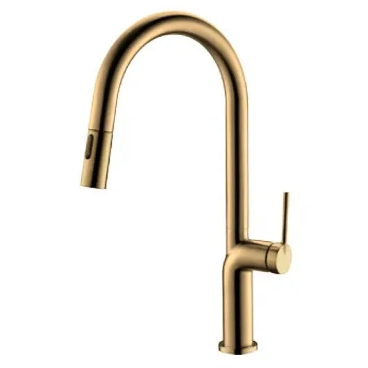 mezcladora dorada para cocina