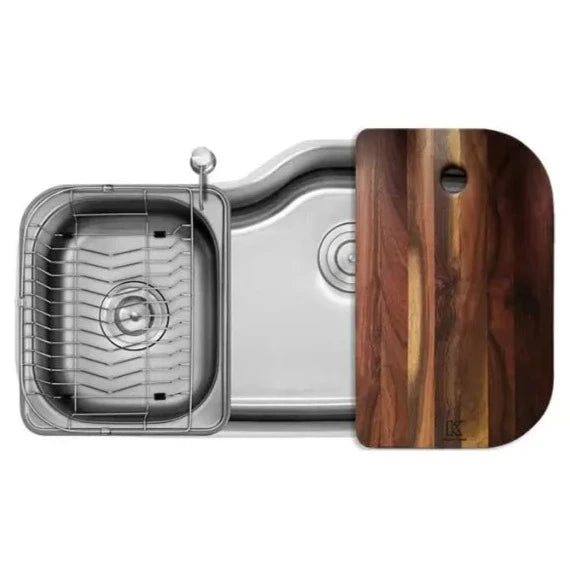 Tarja de submontar KELE KUS3419A Una tina en acero inox - Cubimas